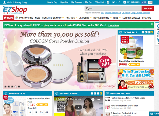 EZShop Asia - The Philippines' Best Online and Home TV Shopping Network-EZShop Asia , 網頁設計,程式開發,RWD,響應式設計,線上金流,購物網站